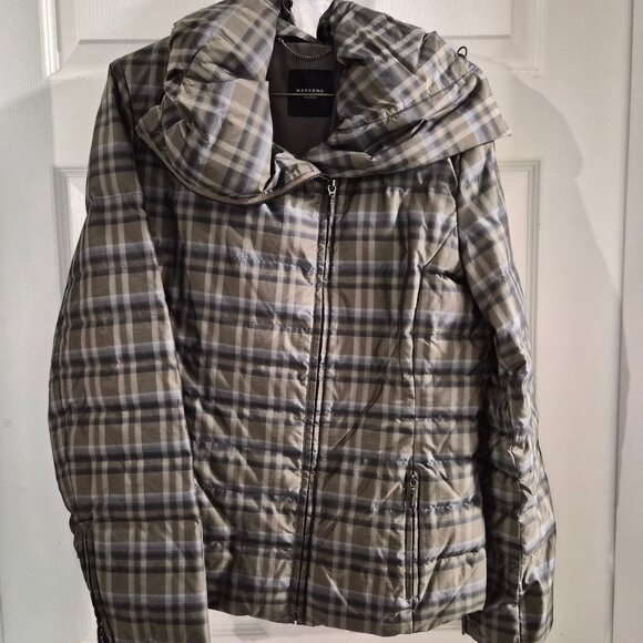 MaxMara WEEKEND plaid coat - Picture 1 of 4